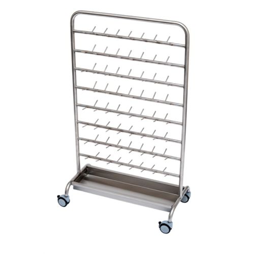 Carrello medico - AD-885.02 - DUMAN HOSPITAL FURNITURE - per uso generale / per medicazione / in acciaio inossidabile