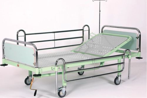 Letto da ospedale - AD-183.U - DUMAN HOSPITAL FURNITURE - meccanico / con rotelle / a 2 sezioni