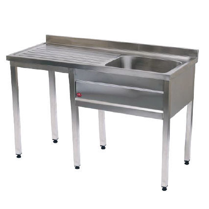 Lavandino 1 postazione - AD-860.01 - DUMAN HOSPITAL FURNITURE - in acciaio inossidabile