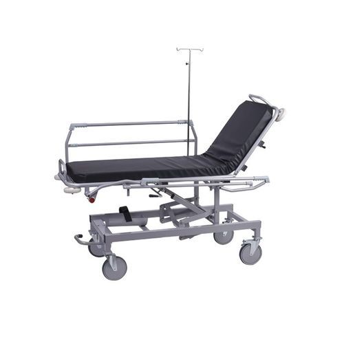 Barella con carrello da trasporto - AD-227.R1 - DUMAN HOSPITAL FURNITURE - idraulica / ad altezza regolabile / a 2 sezioni