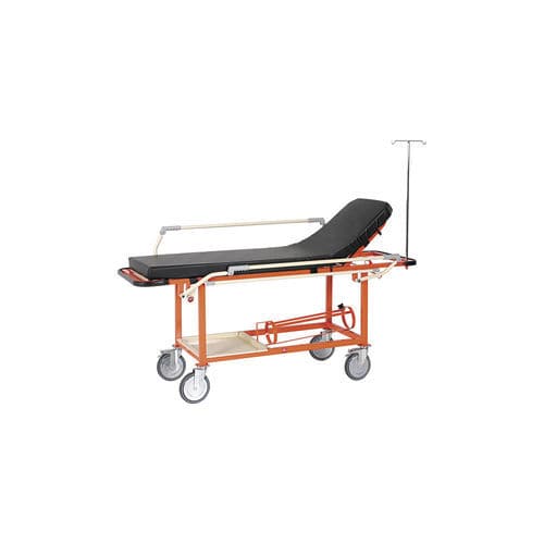 Barella con carrello di trasferimento - AD-227.E1  - DUMAN HOSPITAL FURNITURE - manuale / con schienale regolabile / 2 sezioni