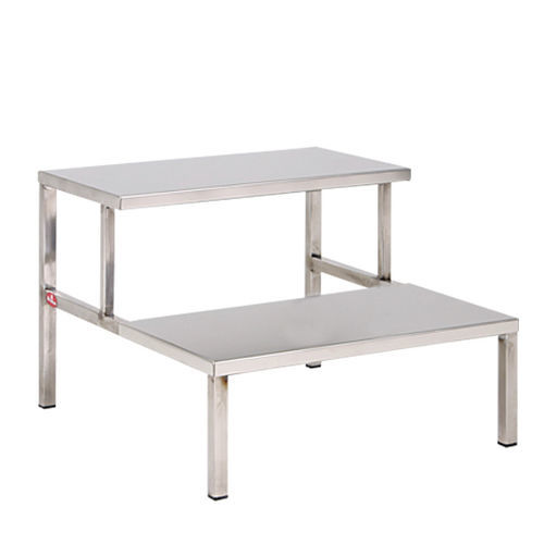 Predellino 2 gradini - AD-232.E1 - DUMAN HOSPITAL FURNITURE - in acciaio inossidabile / in plastica / antiscivolo