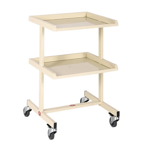 Carrello per dispositivi medici - AD-163.B  - DUMAN HOSPITAL FURNITURE - per trattamenti / 2 ripiani / mobile