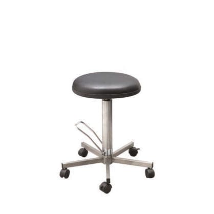 Sgabello per struttura sanitaria - AD-261.H - DUMAN HOSPITAL FURNITURE - ad altezza regolabile / girevole / idraulico