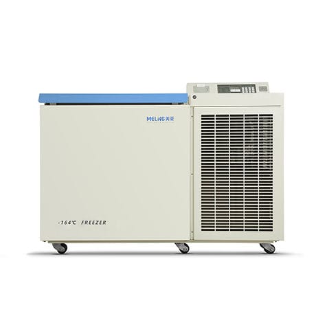 Congelatore criogenico - DW-ZW128 - Zhongke Meiling Cryogenics Co., Ltd., - da laboratorio / orizzontale / 1 porta