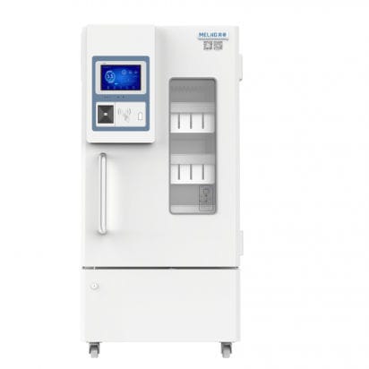 Frigorifero per banca del sangue - XC-168L - Zhongke Meiling Cryogenics Co., Ltd., - ad armadio / 1 porta / con raffreddamento ad aria