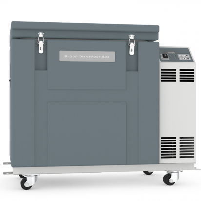Frigorifero per banca del sangue - XC-90W - Zhongke Meiling Cryogenics Co., Ltd., - contenitore / con rotelle
