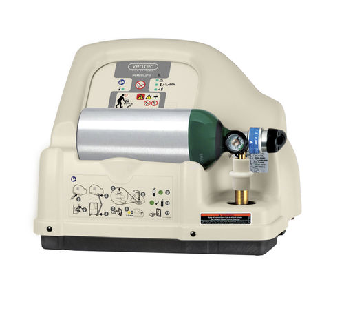 Sistema di ossigenoterapia portatile - HomeFill - 3B Medical - con bombola di ossigeno / per cure domiciliari