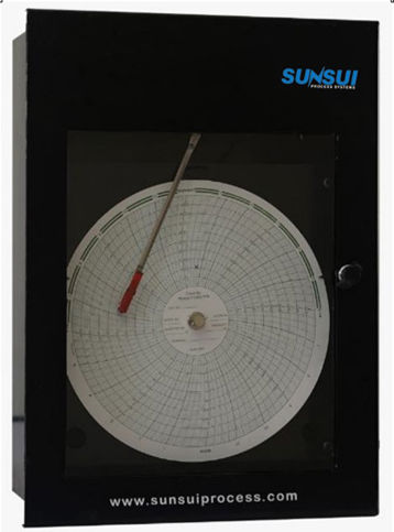 Registratore grafico di pressione - SunMech-PR01 - SUNSUI PROCESS SYSTEMS  India - con supporto murale