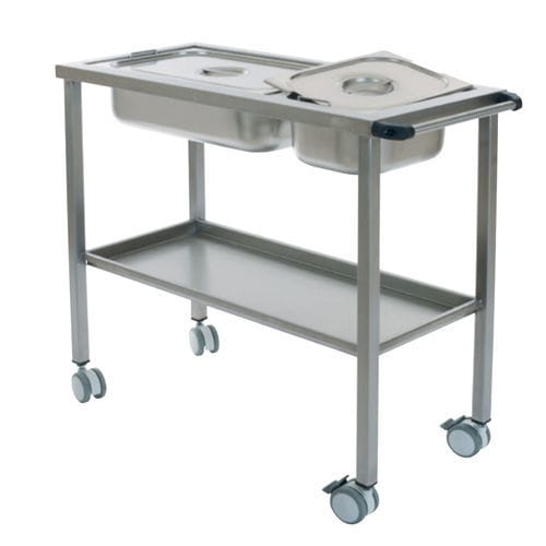 Carrello medico - 234.9040 - SEBA HANDELS - per strumenti chirurgici / di trasporto / in acciaio inossidabile