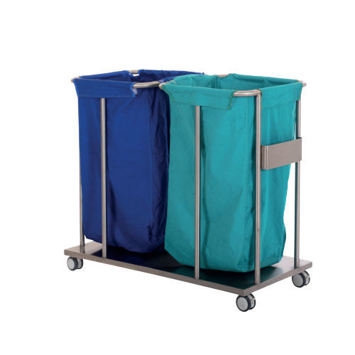 Carrello portabiancheria medico - 237.1155 - SEBA HANDELS - da trasporto / per biancheria / 2 sacchi