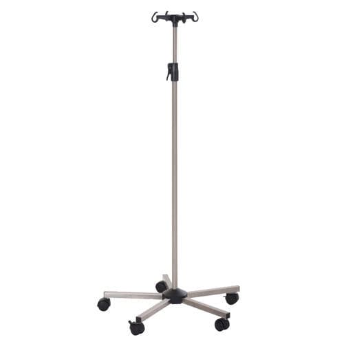 Asta portaflebo con rotelle - 230.6060 - SEBA HANDELS - 4 ganci / in acciaio inossidabile