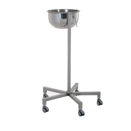 Porta-catino con rotelle - 245.6060 - SEBA HANDELS - in acciaio inossidabile