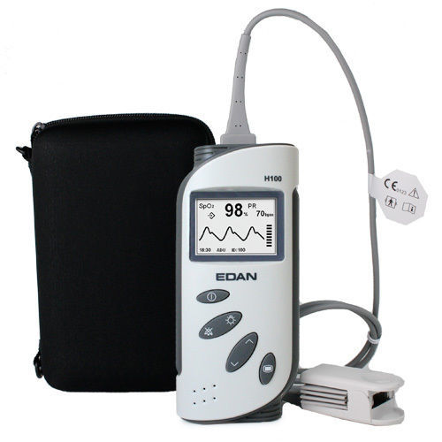 Pulsossimetro compatto - H100B - HERZmed GmbH - da dito / palmare / medico