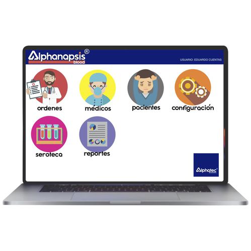Software di gestione dati - ALPHANAPSIS® RED - ALPHATEC SCIENTIFIC - per banca del sangue / per centro emotrasfusionale / automatizzato