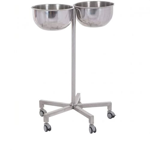 Porta-catino con rotelle - 245.6060 - Sterilmed Medical - in acciaio inossidabile