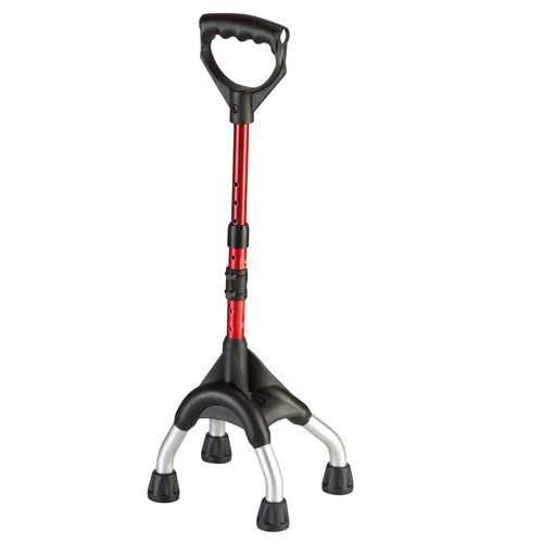 Bastone da passeggio con impugnatura a T - 5070 - Ossenberg - quadripode / ad altezza regolabile / pediatrico
