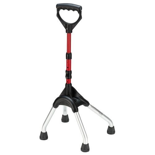 Bastone da passeggio con impugnatura a T - 5071 - Ossenberg - quadripode / ad altezza regolabile / pediatrico