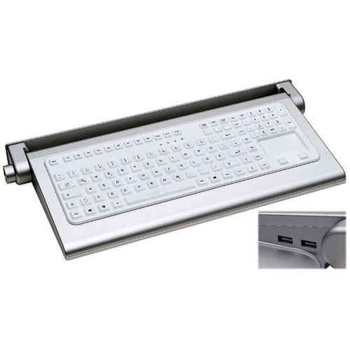 Tastiera medicale con tastierino numerico - MBT-OR-K01 - EMBITRON - con touchpad / internazionale / con puntatore