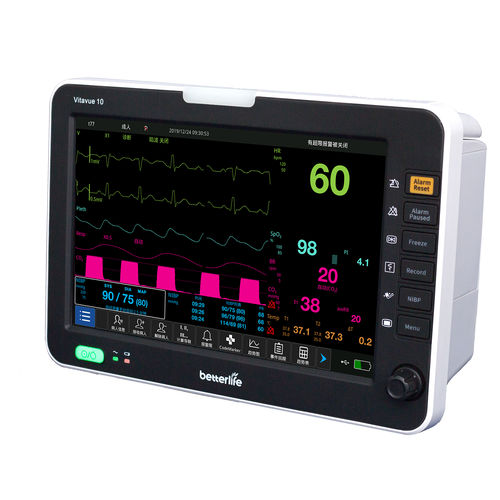 Monitor compatto per paziente - VITAVUE 10 - Better Life Medical Technology Co., Ltd. - portatile / ECG / RESP