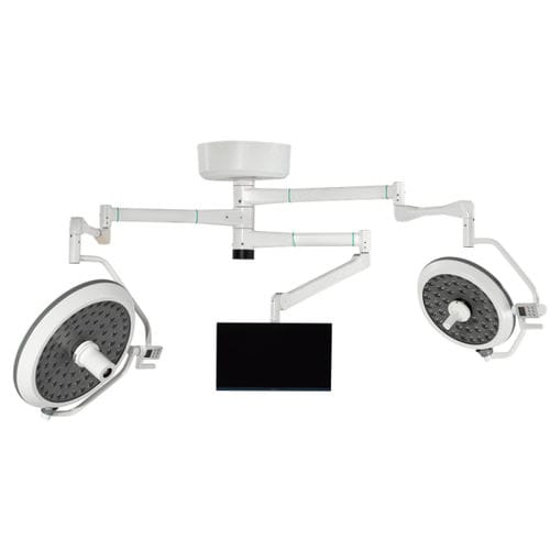 Lampada scialitica a soffitto - WYLED700/500HD - Shanghai Weyuan Medical Device - LED / 2 bracci / 95