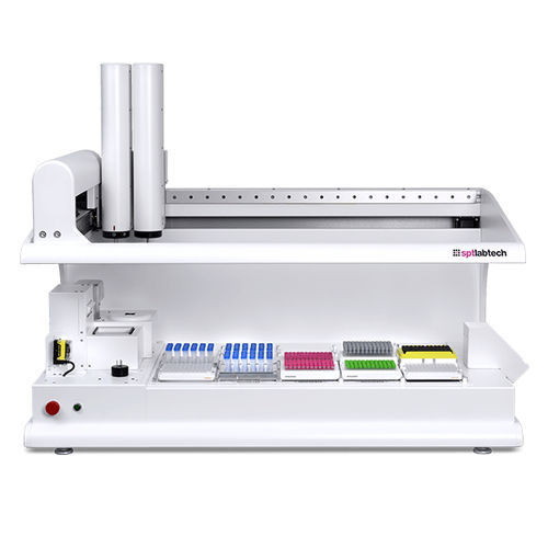 Sistema di automazione di laboratorio per manipolazione di tubi - BioMicroLab XL100 - SPT Labtech - da banco / modulare