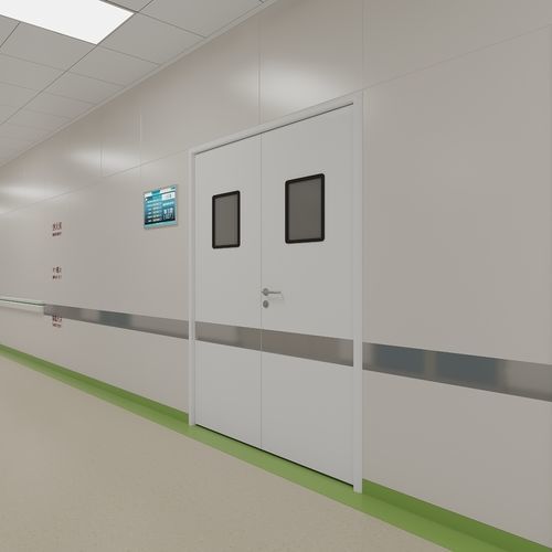 Porta a tenuta d'aria - 01 - Shenzhen Kenid Medical Devices - in vetro / in alluminio / doppia