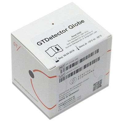 Kit di test da ricerca - GTDetector Globe - Genetek Biopharma - per applicazioni medico-legali / di sangue / di saliva