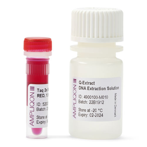 Kit di reagenti per estrazione di DNA - Q-Extract - Ampliqon A/S - in soluzione / Taq polimerasi / colorante
