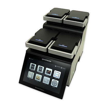 Termociclatore in tempo reale - GENECHECKER® UF-340 - Genesystem Co., Ltd. - compatto / con touch screen