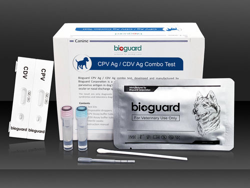 Test rapido per malattie infettive - CPV Ag / CDV Ag Combo - Bioguard corporation - canino / nasale / di feci