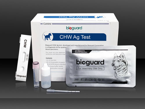 Test rapido della filaria - CHW Ag - Bioguard corporation - di sangue totale
