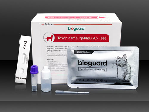 Test rapido per malattie infettive - Toxo IgM/IgG Ab - Bioguard corporation - per felini / di siero / al plasma