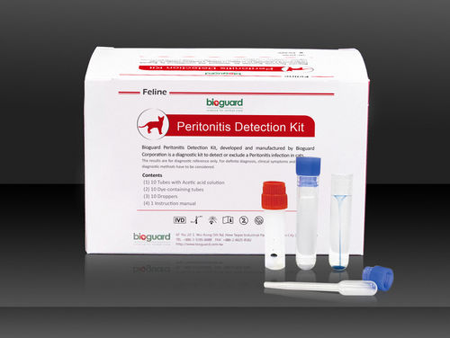 Test rapido della peritonite infettiva felina - Bioguard corporation - per felini
