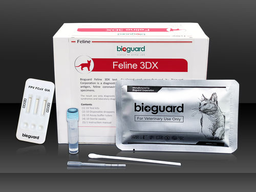 Test rapido per malattie infettive - 3DX - Bioguard corporation - per felini / di feci