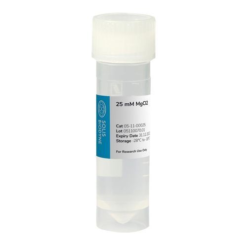 Reagente in soluzione - 25 mM MgCl2 - Solis BioDyne - da ricerca / per biologia molecolare / per preparazione di campioni