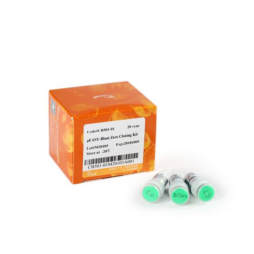 Kit di reagenti DNA ligasi - pEASY® -Blunt Zero - TransGen Biotech Co. - per sequenziamento di DNA / microbiologico / di adenosina monofosfo