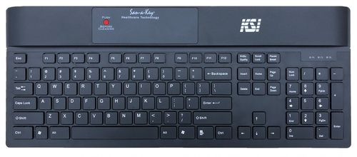 Tastiera medicale con tastierino numerico - KSI-1700 SX B - Key Source International - internazionale / disinfettabile / lavabile