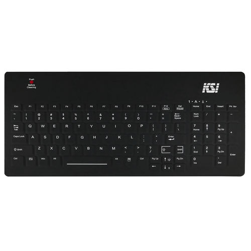 Tastiera medicale con tastierino numerico - KSI-1801 SX B - Key Source International - internazionale / in silicone / in gomma siliconica