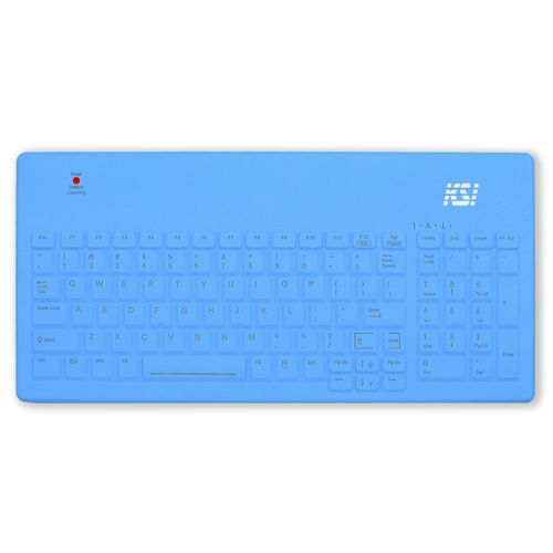 Tastiera medicale con tastierino numerico - KSI-1801 SX BL - Key Source International - internazionale / in silicone / in gomma siliconica