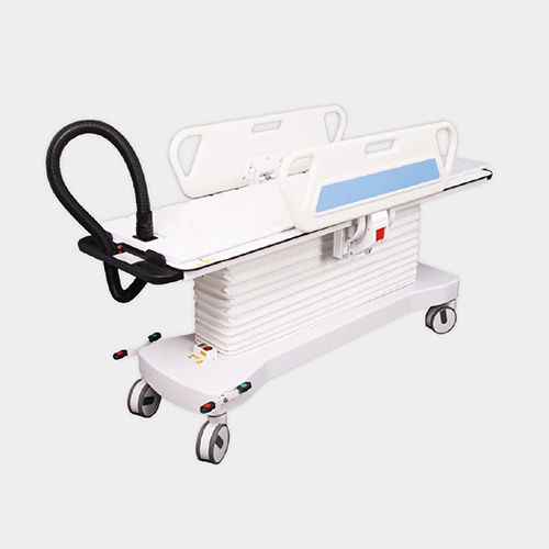 Barella con carrello da trasporto - TRAVELER™   - Klarity Medical - per MRI / per diagnostica per immagini / elettrica