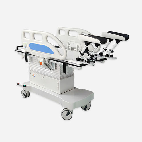 Barella con carrello per MRI - TRAVELER™ - Klarity Medical - elettrica / ad altezza regolabile