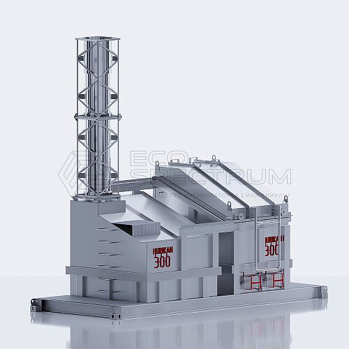 Inceneritore termico - HURIKAN 300 - Eco-Spectrum LLC - da laboratorio / per animali / per rifiuti sanitari