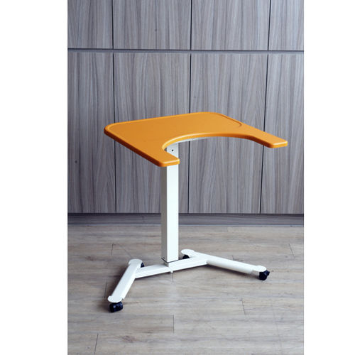 Tavolino servitore ad azionamento manuale - ENT-1407X - Enigma Care - con rotelle / ad altezza regolabile / inclinabile