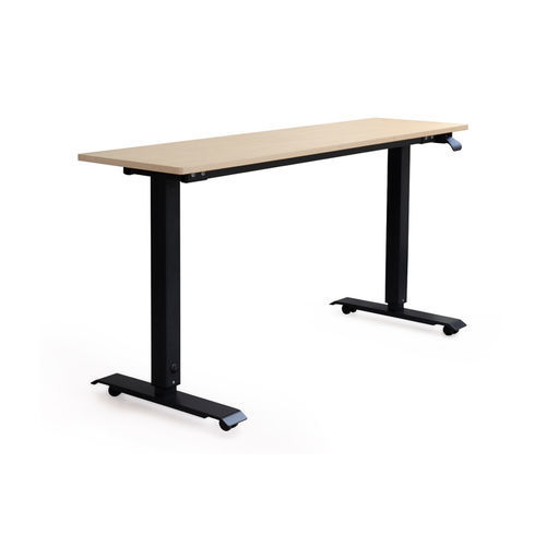 Tavolino servitore ad altezza regolabile - END-1001B - Enigma Care - con rotelle / ad azionamento manuale