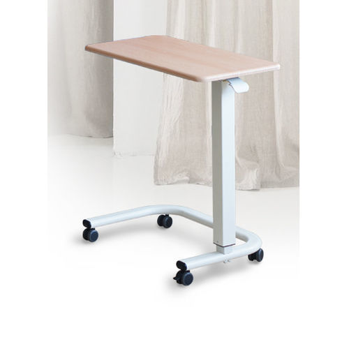 Tavolino servitore ad altezza regolabile - ENT-1001C - Enigma Care - con rotelle / ad azionamento pneumatico / ad azionamento manuale