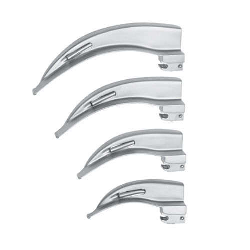 Lama per laringoscopio di Macintosh - TI-017-3005 - TRANSACT INTERNATIONAL - in acciaio inossidabile / in fibra ottica