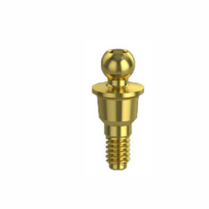 Pilastro dentale per impianto in titanio - Bio-BAC series - Biotec Dental Implant Development GmbH - interno / sferico / dritto