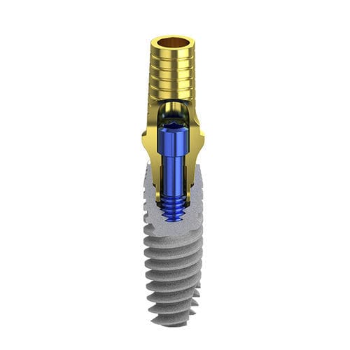 Impianto dentale cilindrico - B1 - Biotec Dental Implant Development GmbH - in titanio / interno / conico