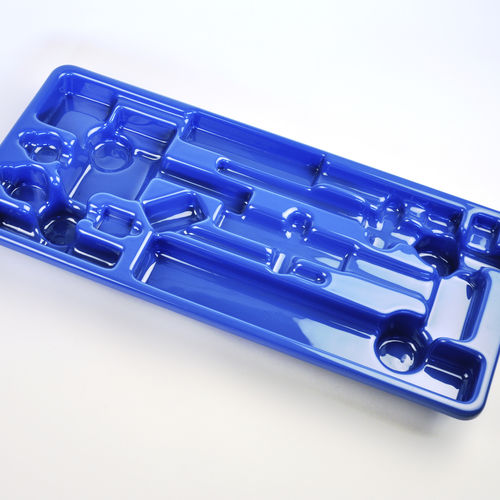 Vassoio di sterilizzazione per strumenti odontoiatrici - ALFAPLEX - per strumenti ortopedici / in plastica / termoformato